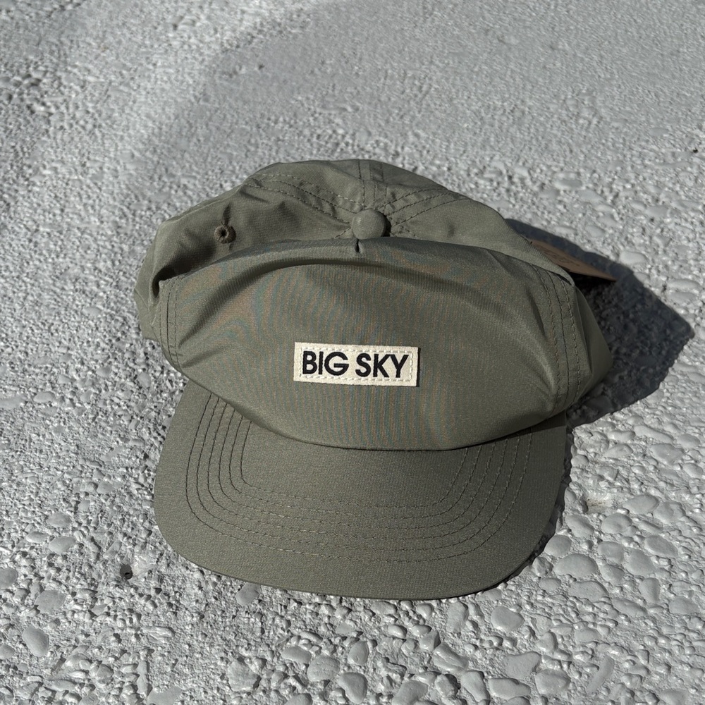New Big Sky Montana Green Cap hat (Brist mfg)
